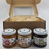 Dárková sada 3 druhy medu 250g krabička hnědá