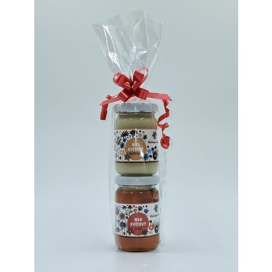 Dárková sada 2x 130g med jarní a pastovaný
