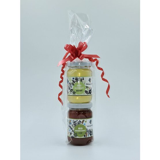 Dárková sada 2x 130g med medovicový a akátový