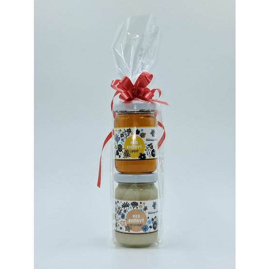 Dárková sada 2x 130g med pastovaný a lipový