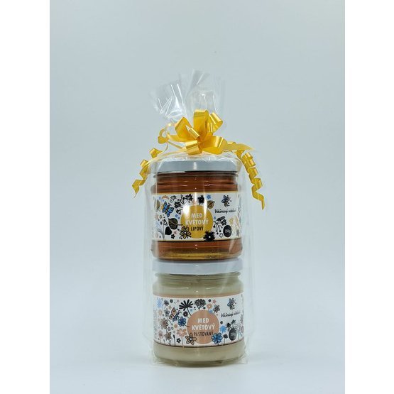 Dárková sada 2x 250g med pastovaný a lipový