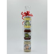 Dárková sada 3x 130g med pastovaný, medovicový a akátový