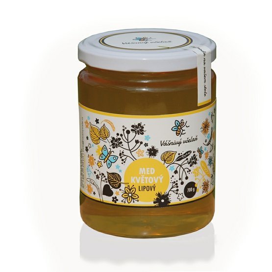Med květový lipový 700g - Vášnivý včelař